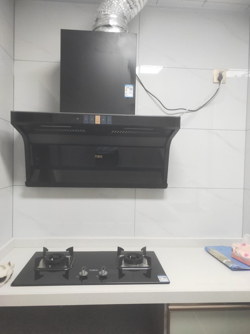 万家乐 抽油烟机 顶侧双吸油烟机 7字型家用自清洗烟灶联动升26m³挥手感应大吸力油烟机CXW-300-TAK6/AK6晒单图
