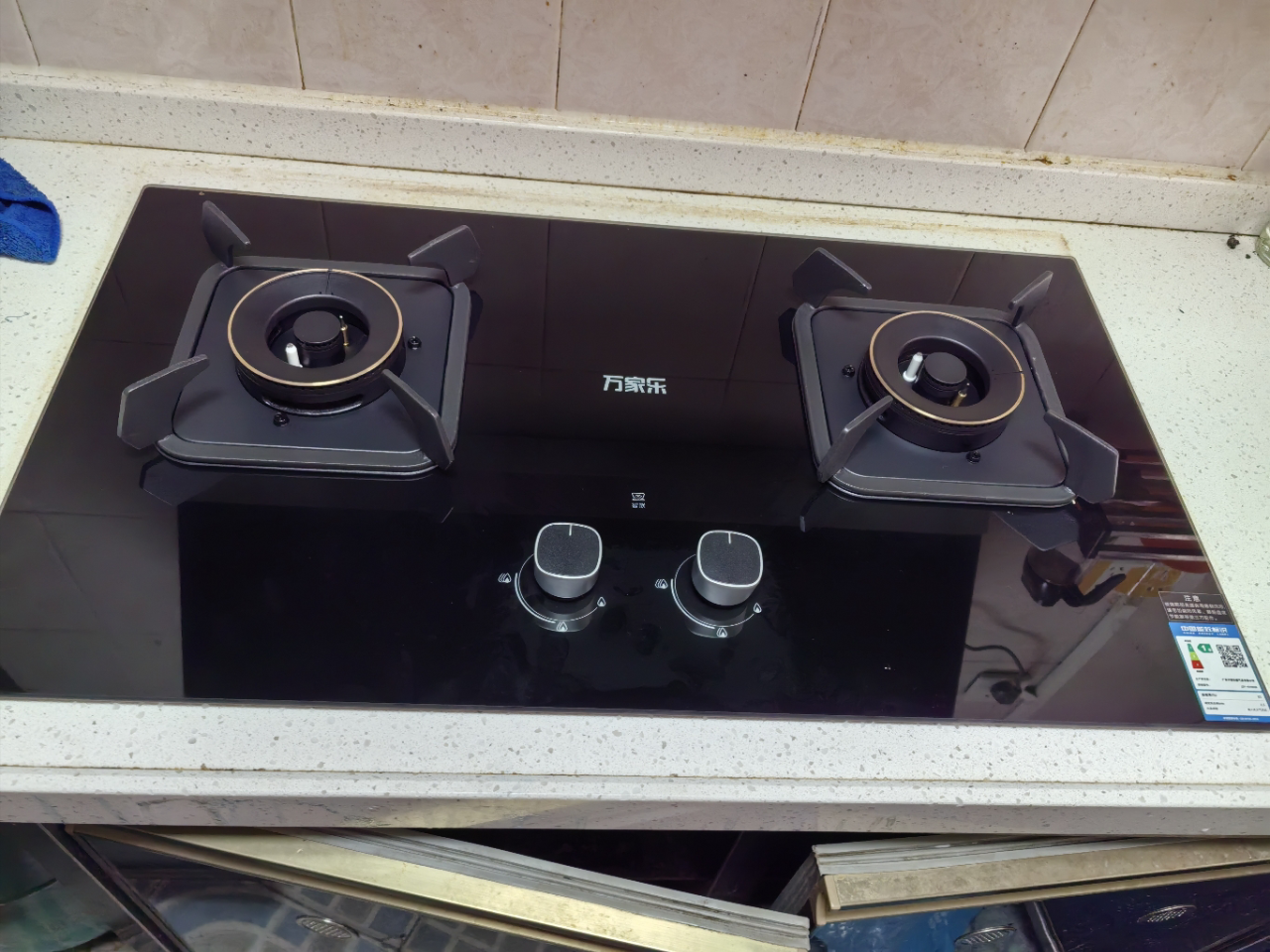 万家乐JZT-KV063B烈火灶可烟灶联动燃气灶具家用厨房台嵌两用双眼灶一级能效5.0KW火力天然气晒单图