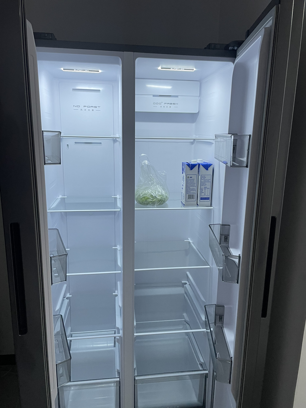 康佳500升对开门双开门电冰箱家用一级能效变频节能无霜双变频除菌8分钟净味超薄机身大容量BCD-500WP5JA晒单图