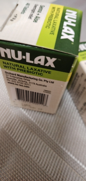 澳洲Nu-lax 芦荟乐康片40片 2瓶 润肠通便养护容颜 排解毒素晒单图
