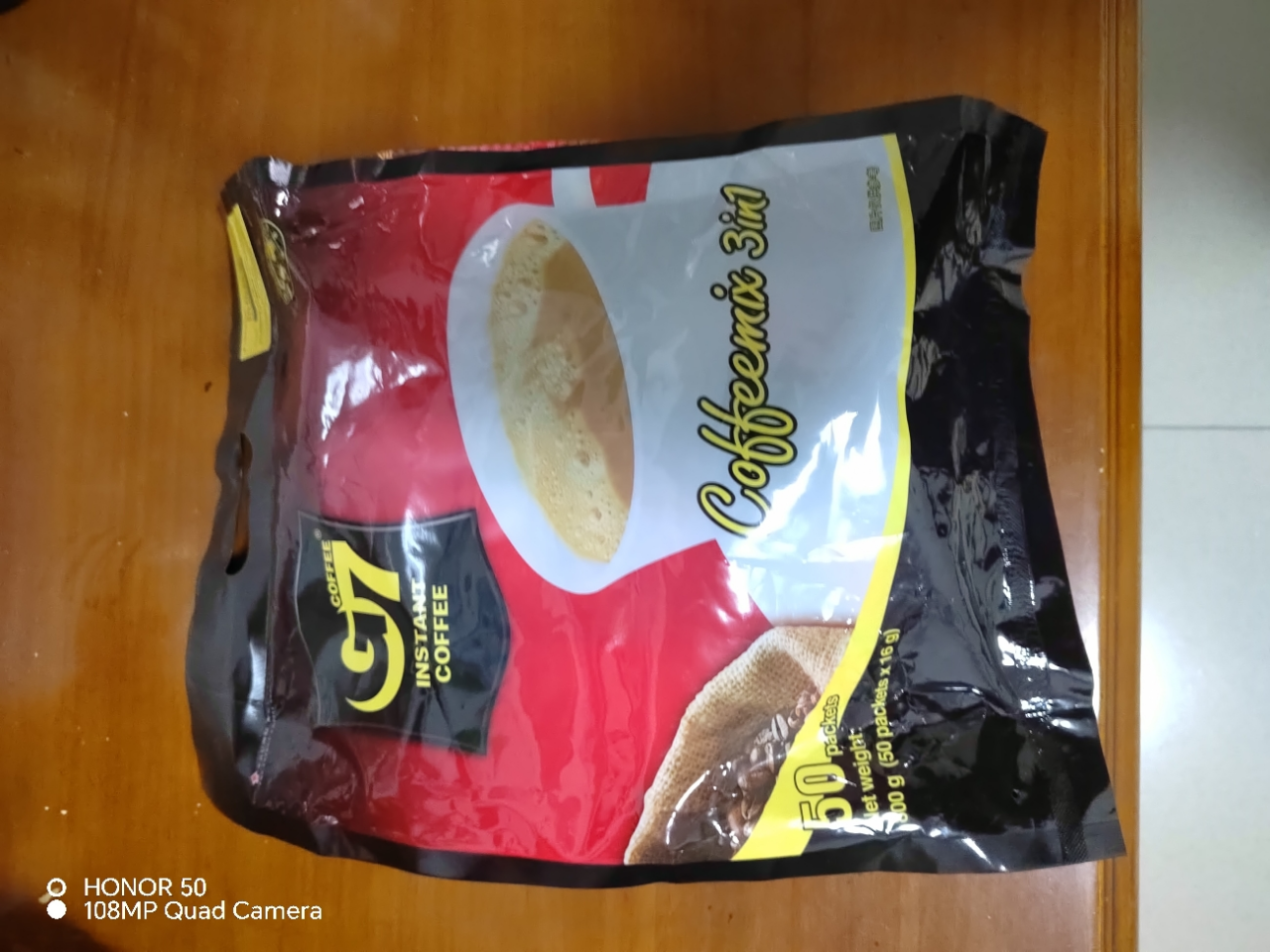 越南进口中原G7三合一速溶咖啡800g(50包*16g)晒单图