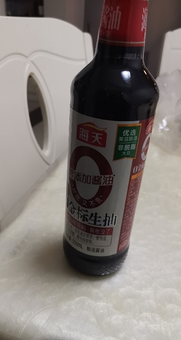 海天酱油 0添加金标生抽500ml 零添加酱油特级酿造提鲜炒菜调味品 0金标生抽500ml晒单图