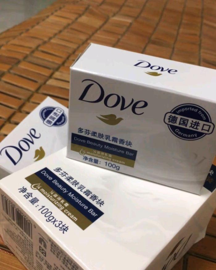 多芬 柔肤乳霜香块香皂 90g*3块 滋润保湿深层清洁控油沐浴滋润保湿晒单图