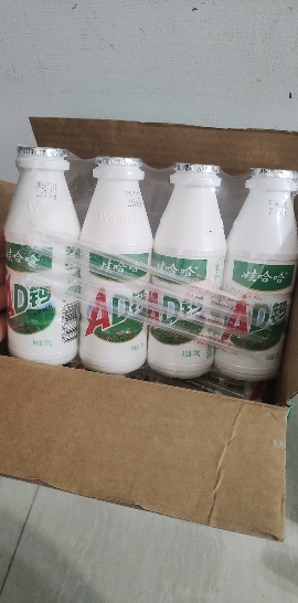 娃哈哈AD钙奶220g*24瓶/箱[日期新鲜]整箱乳酸菌含乳饮料哇哈哈乳酸奶早餐批发晒单图