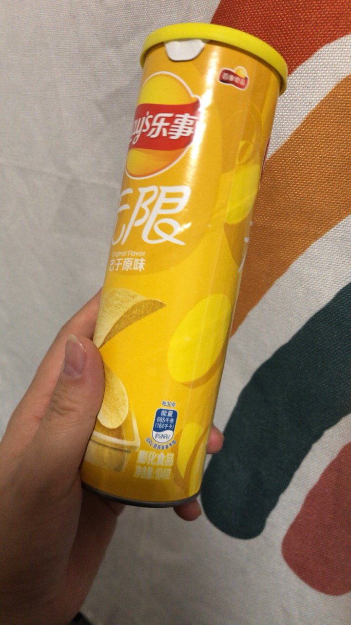 乐事薯片罐装104g*3桶膨化食品土豆片商超同款办公室解馋休闲小零食(原味)晒单图