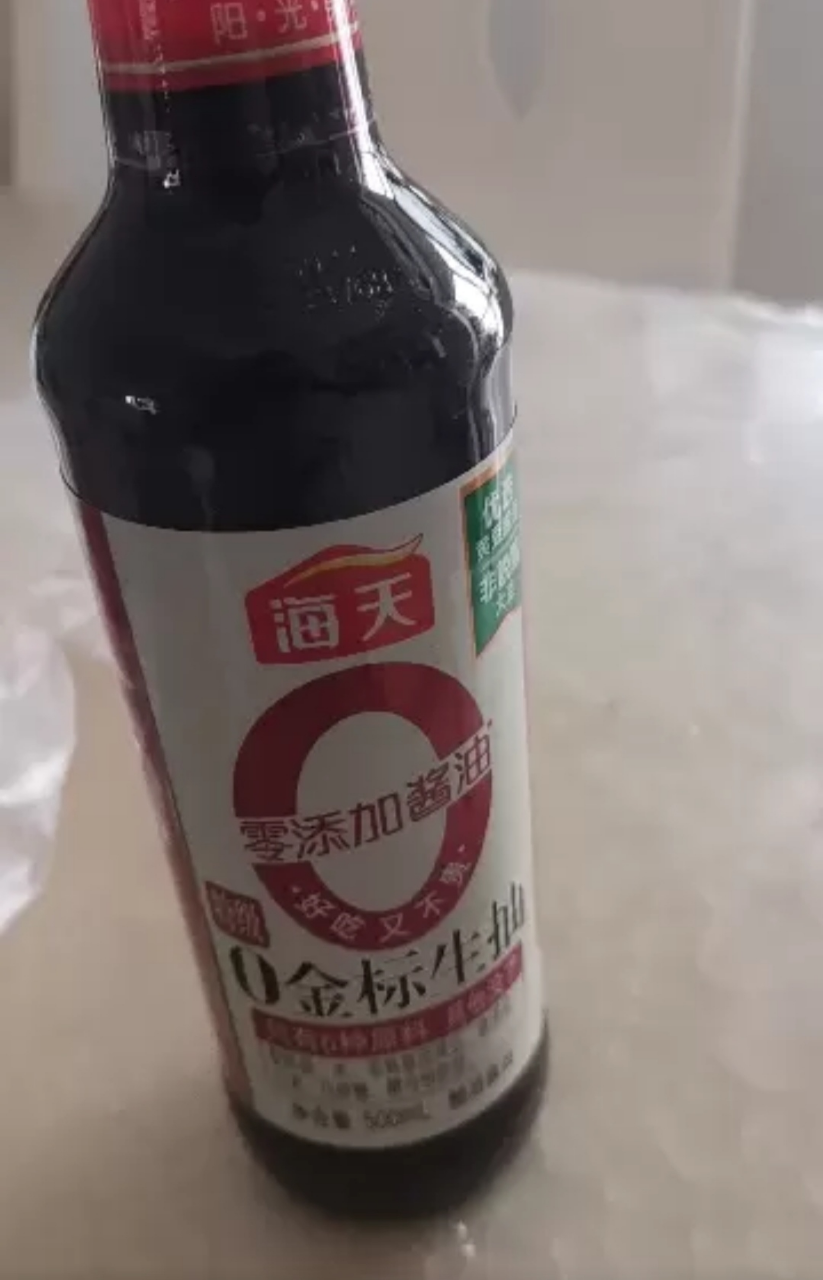 海天酱油 0添加金标生抽500ml 零添加酱油特级酿造提鲜炒菜调味品 0金标生抽500ml晒单图