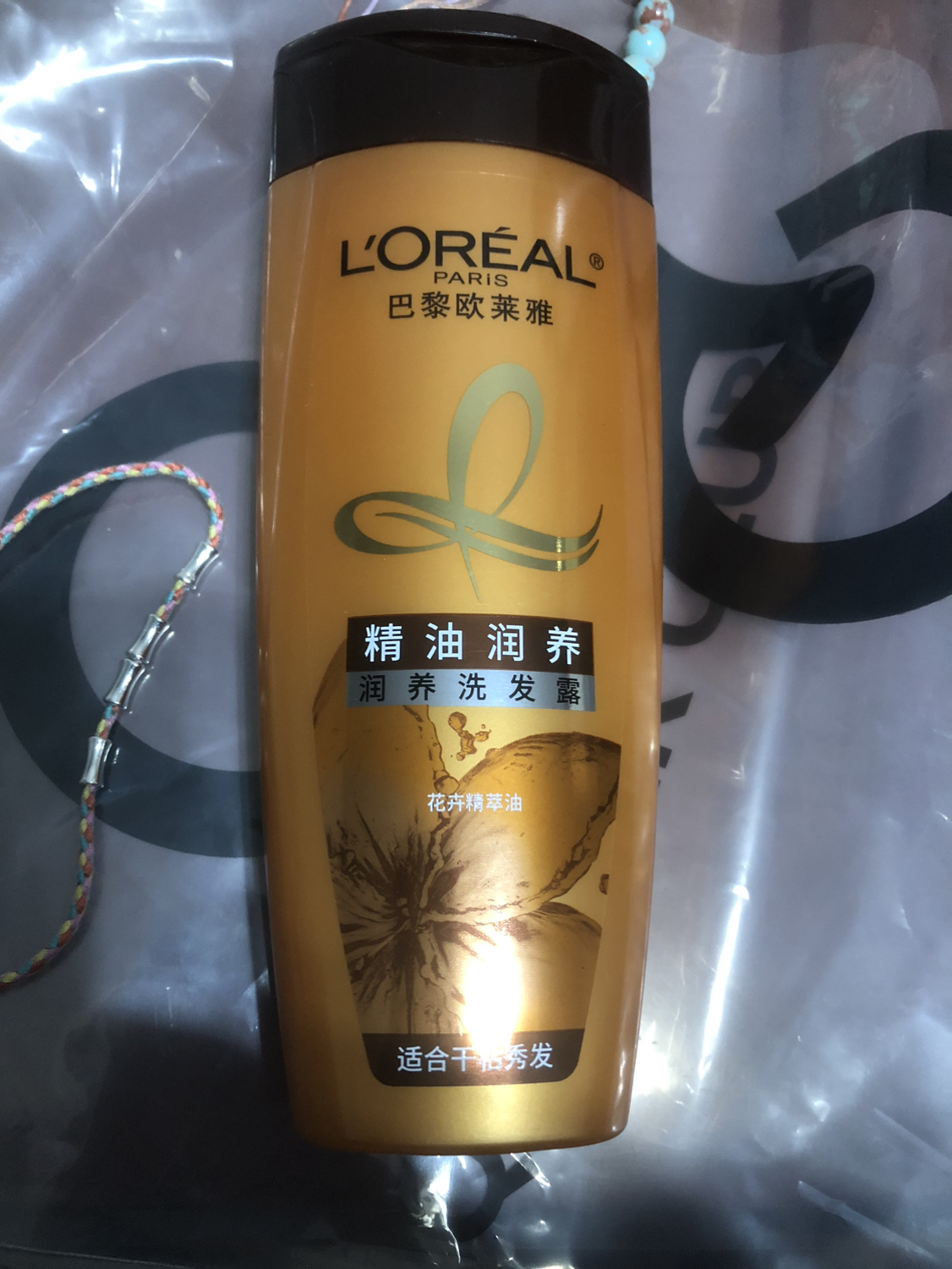 欧莱雅(L'OREAL)精油润养洗发露200ml(干性发质)(新旧包装随机发)晒单图