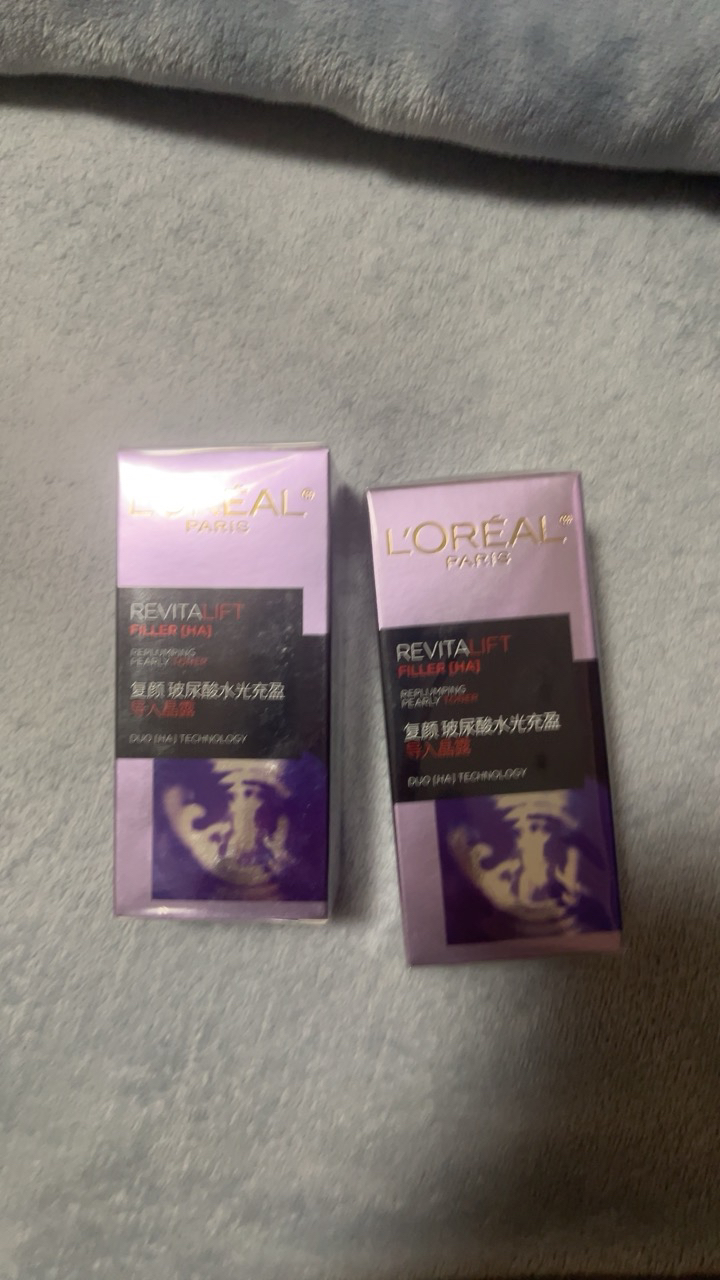 欧莱雅(L'OREAL)复颜玻尿酸水光充盈导入晶露65ml爽肤水保湿补水滋润营养紧肤淡皱提拉紧致化妆水有赠品字样晒单图