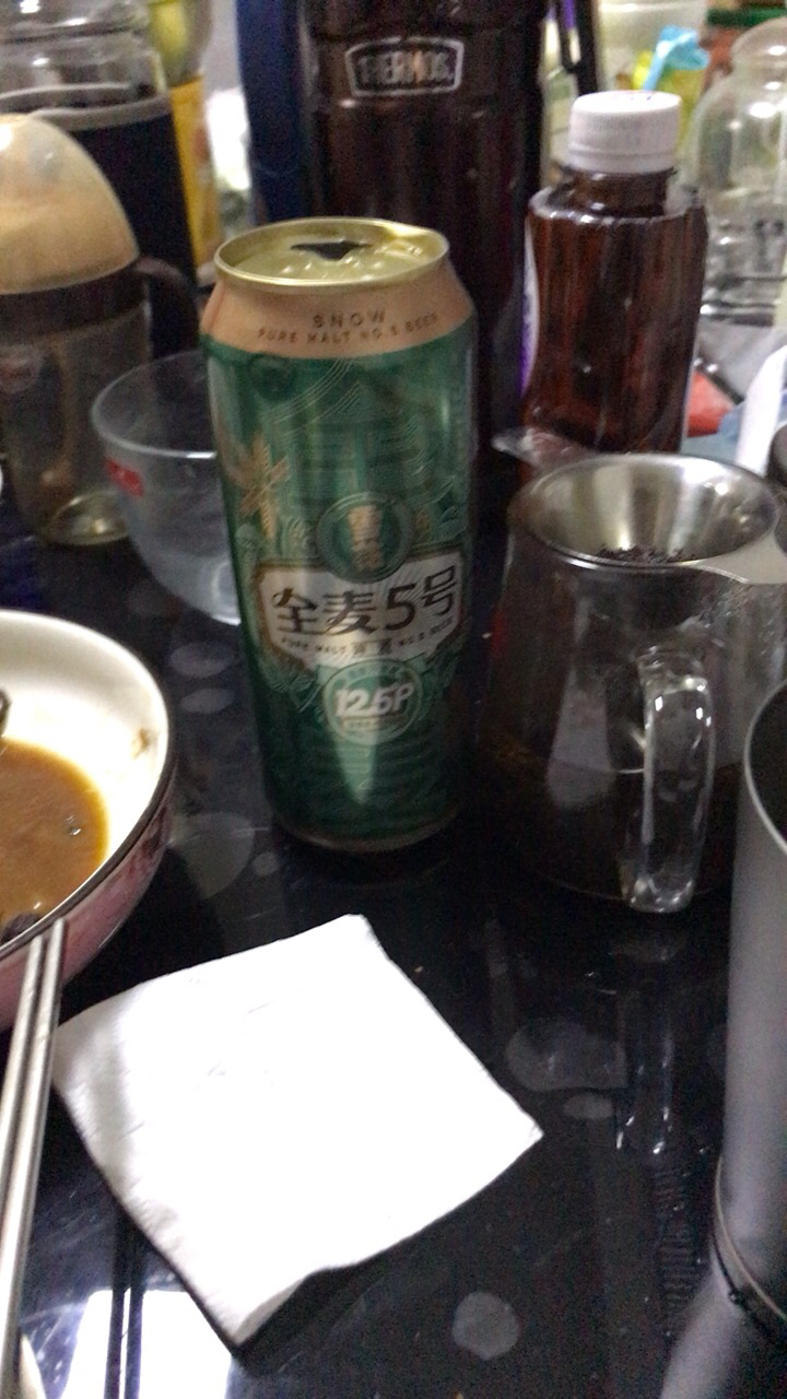 雪花啤酒(Snowbeer)5度 全麦5号 500ml*21听整箱装晒单图