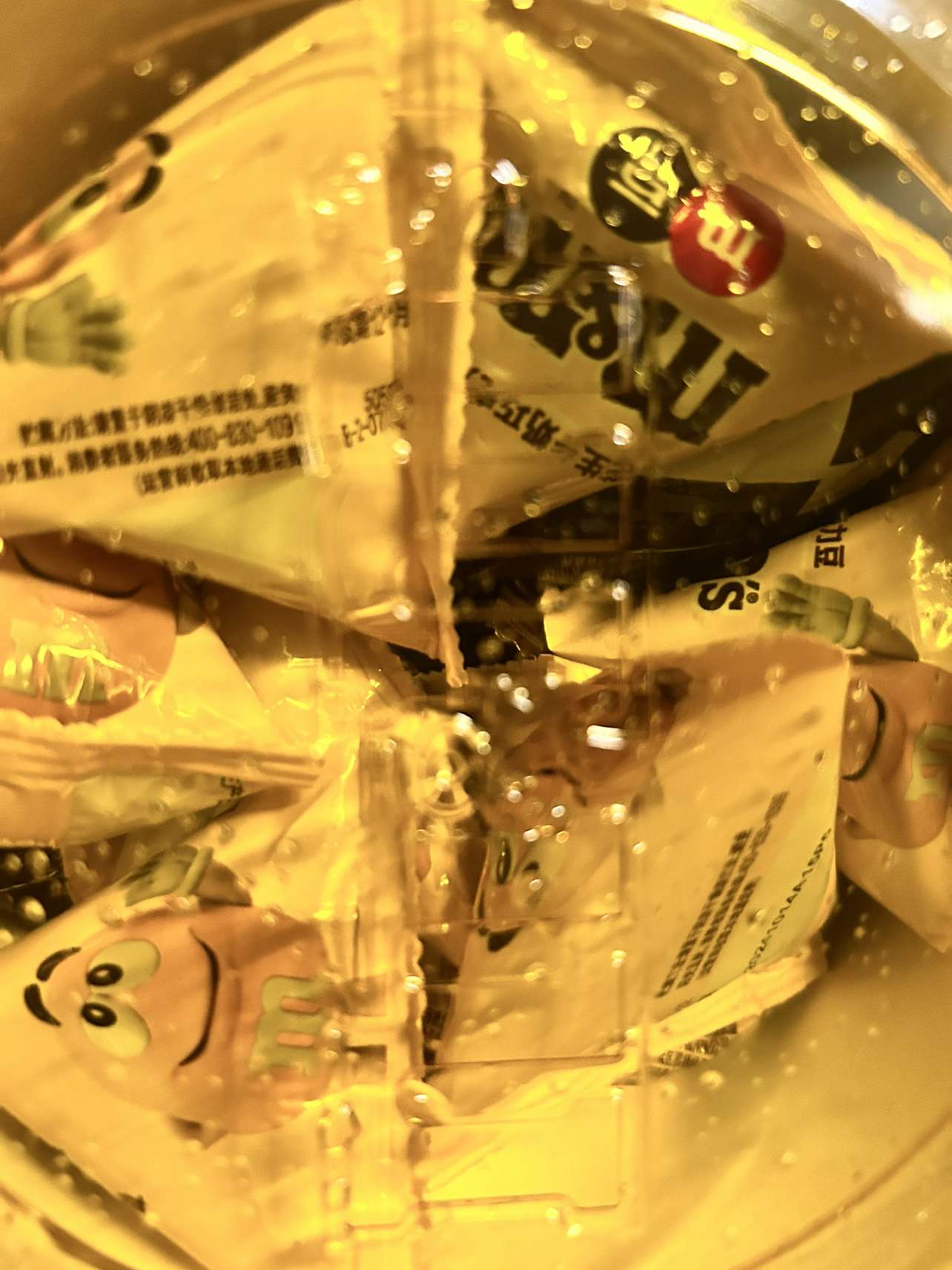 德芙m&m’s妙趣畅享花生牛奶巧克力豆混合碗装270g晒单图