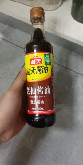 海天老抽酱油生抽酱油500ml 炒菜烹饪炖肉提鲜上色家用酿造酱油pet瓶 老抽酱油500ml晒单图