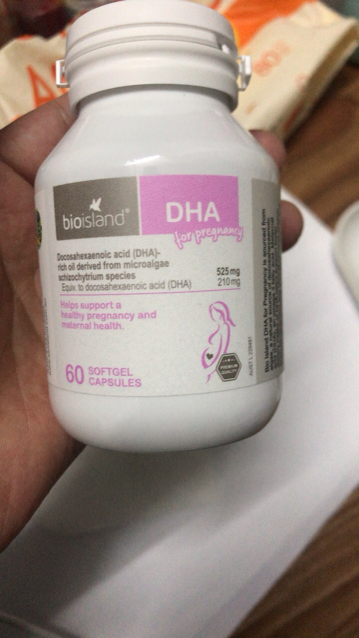 佰澳朗德(Bio Island)进口孕妇专用海藻油 DHA胶囊 60粒/瓶装 适用于孕早孕中 孕晚晒单图