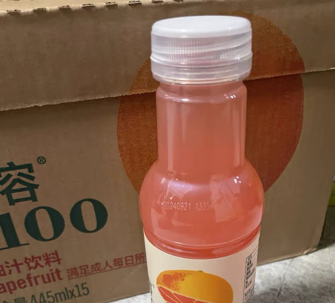 农夫山泉 水溶C100(西柚)混合果汁445ml*15瓶 整箱晒单图