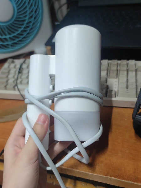 小米(MI)吹风机H101白色 米家可折叠高速吹风筒护发负离子速干家用大风力 便携小巧宿舍降噪大功率理发店专业无叶电吹风晒单图