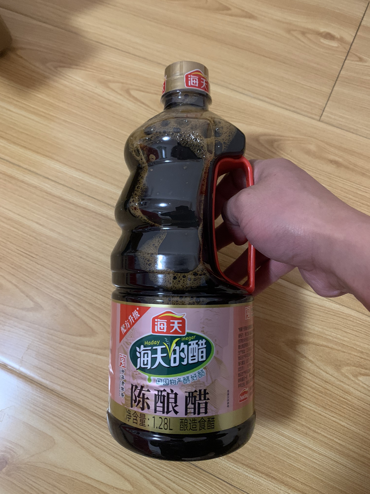 海天食醋 陈酿醋1.28L 酿造食醋陈醋 家用厨房炒菜凉拌腌制调味品 陈酿醋1.28L晒单图