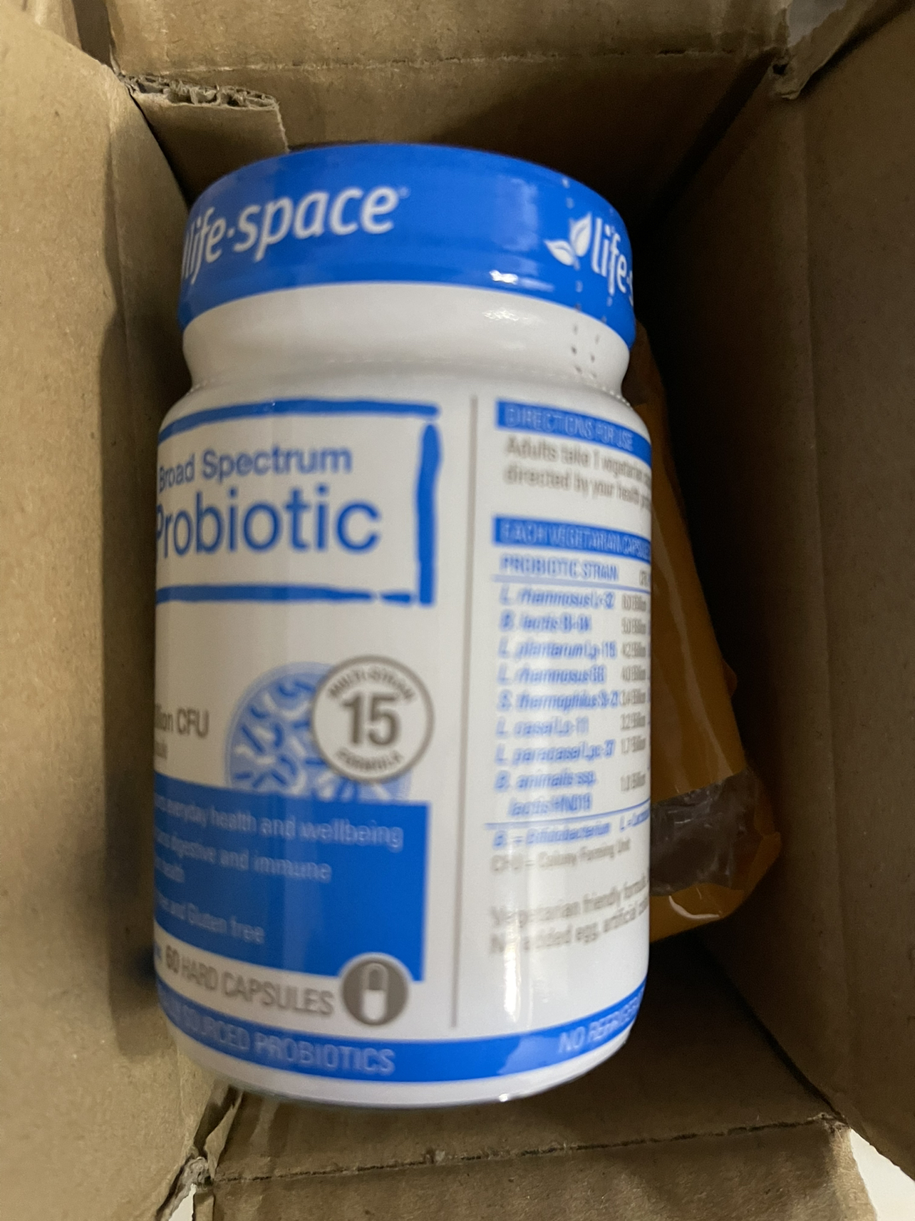 Life Space成人益生菌胶囊320亿活菌成人广谱肠胃益生菌60粒晒单图
