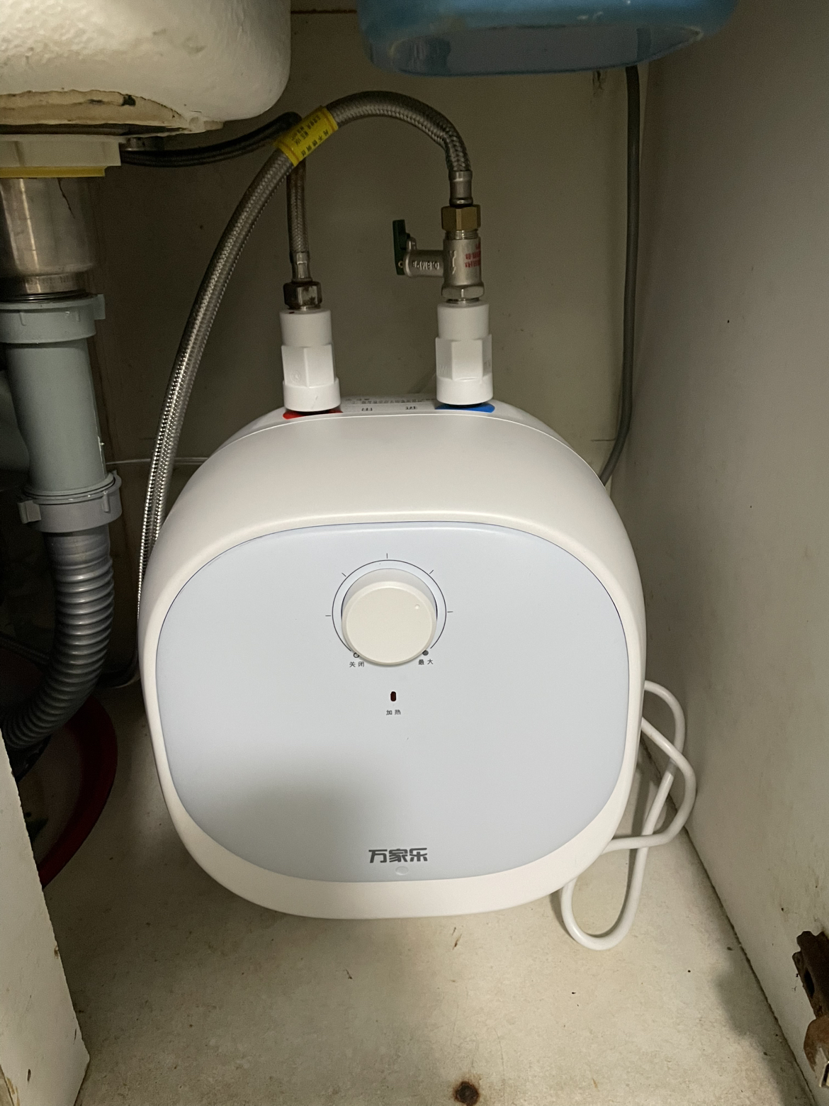 万家乐D6.6-FH1(S) 上出水小厨宝6.6升厨房热水宝家用电热水器节能晒单图