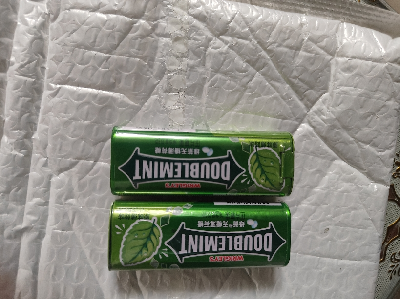 绿箭口香糖零食清凉糖果口气清新接吻清嘴含片无糖薄荷糖35粒*2盒铁盒晒单图