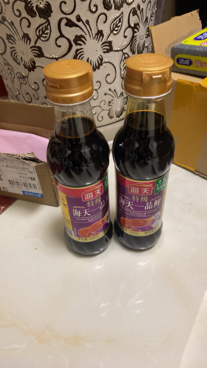 海天酱油 特级一品鲜500ml*2瓶 酿造酱油 上色提鲜炒菜凉拌特级调味品 特级一品鲜500ml晒单图