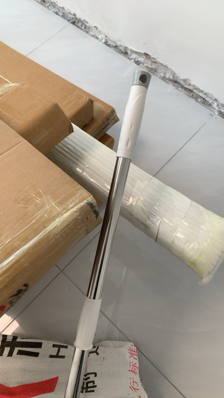 好媳妇拖把旋转杆自动甩干拖地桶一拖墩布净懒人免手洗家用桶地拖[金属网 2个棉头]AGW-7400A-1晒单图