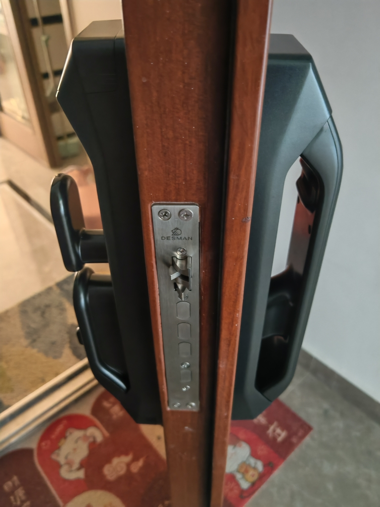 德施曼指静脉智能锁 防盗门非指纹锁 可视猫眼智能门锁电子锁密码锁Q5MS高端黑晒单图