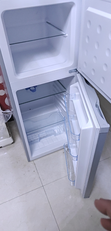 新飞(FRESTEC) BCD-118L2D 118升 双门家用冰箱宿舍租房冷冻冷藏节能两门双开门小型电冰箱晒单图