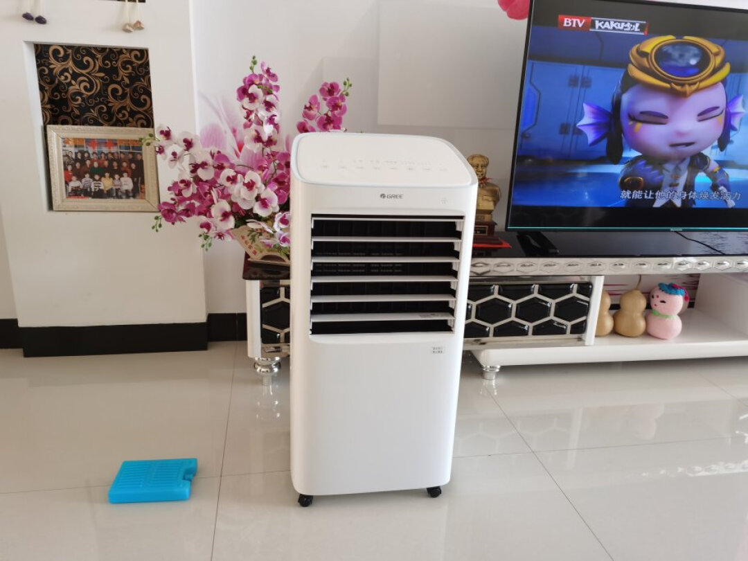 格力(GREE) 空调扇KS-15X60RD冷暖两用冷风扇家用智能WIFI控制办公室移动冷风机晒单图