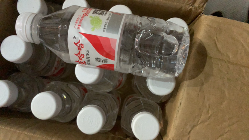 娃哈哈纯净水350ml*12瓶便携装饮用水非矿泉水特价晒单图