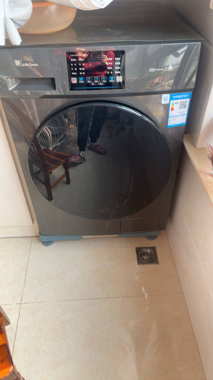 小天鹅(LittleSwan)滚筒洗衣机全自动10KG大容量变频 1.1洗净比消毒洗内衣以旧换新TG100V23PRO晒单图