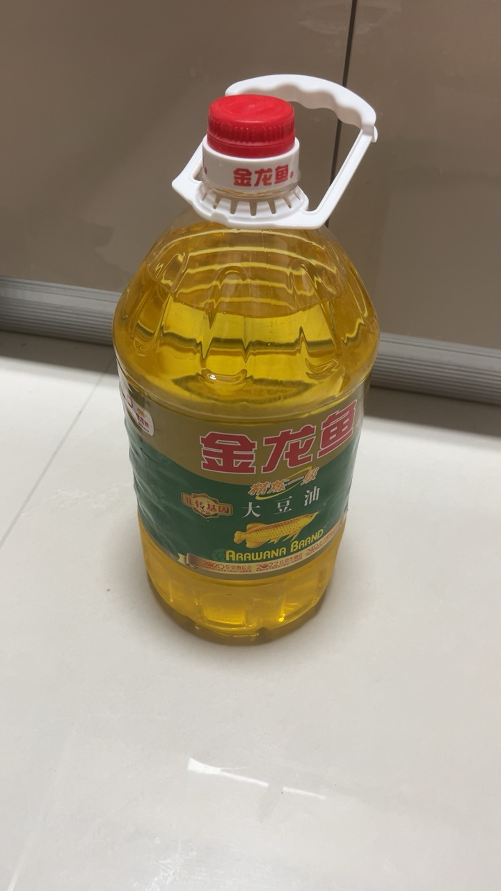 金龙鱼精炼一级大豆油5L非转基因植物食用家用大桶装油烘焙炒菜晒单图