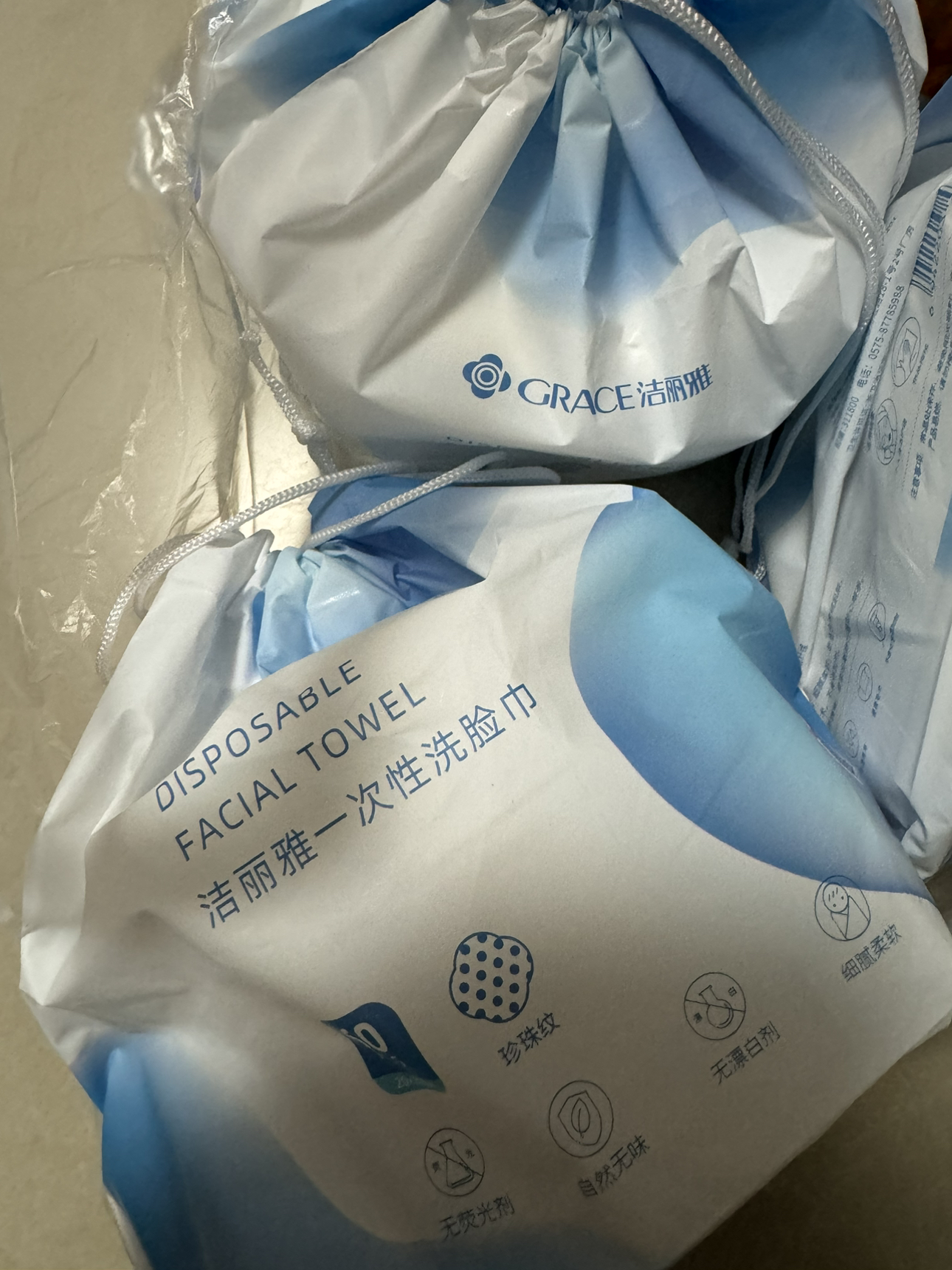 [买二送一]洁丽雅洗脸巾纯棉一次性女纸棉柔卷筒式无菌加厚卸妆洁面巾擦脸巾814-1晒单图