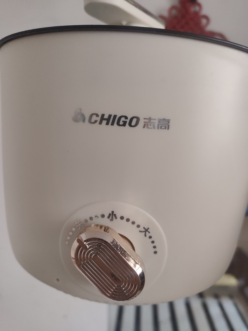 志高(CHIGO)电煮锅家用小型多功能学生宿舍泡面锅火锅煎炸蒸煮一体不粘锅_1.5L机械款晒单图