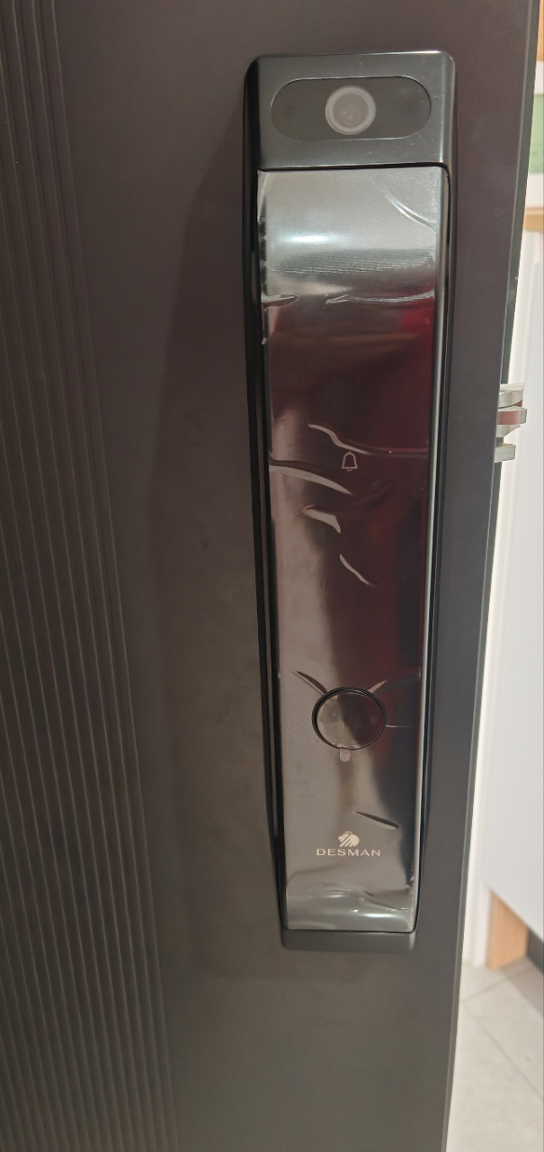 [新品首发]德施曼大圣Q5 MPro(标准版)智能门锁指纹家用全自动大屏可视猫眼密码 高端黑晒单图