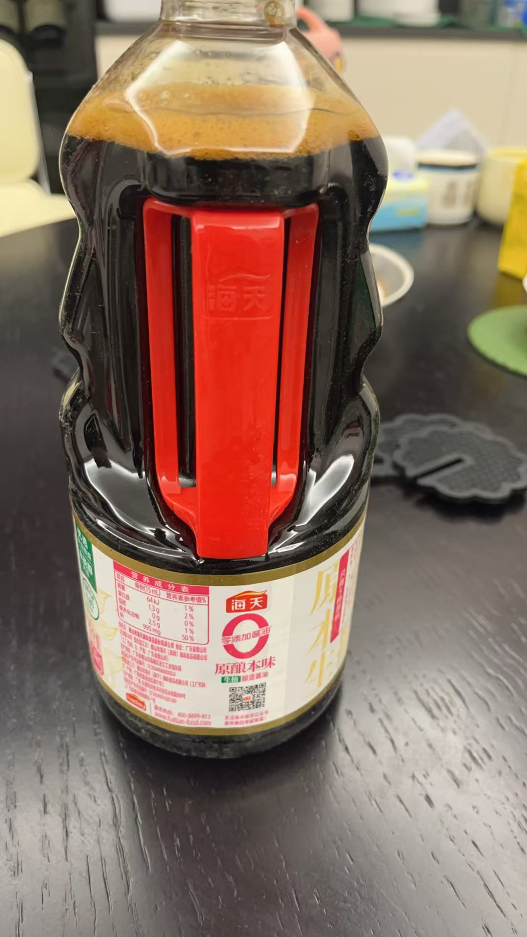 海天原酿本味零添加酱油1.54kg/瓶家用酿造生抽蘸料蒸鱼晒单图