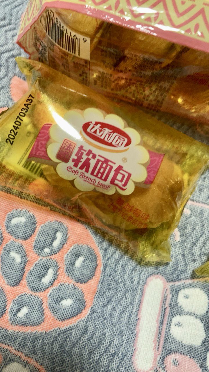 达利园蔓越莓味法式软面包360g袋装早餐面包零食点心晒单图
