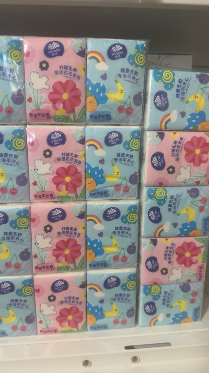 维达倍韧手帕纸3层8片50包 外出便携小包实惠餐巾纸面巾纸纸巾(新旧包装交替发货)晒单图