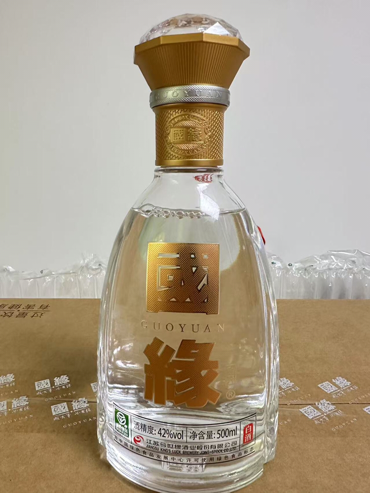 今世缘国缘对开浓香型白酒42度500ml*6瓶 整箱装 商务纯粮食酒喜宴会送礼晒单图