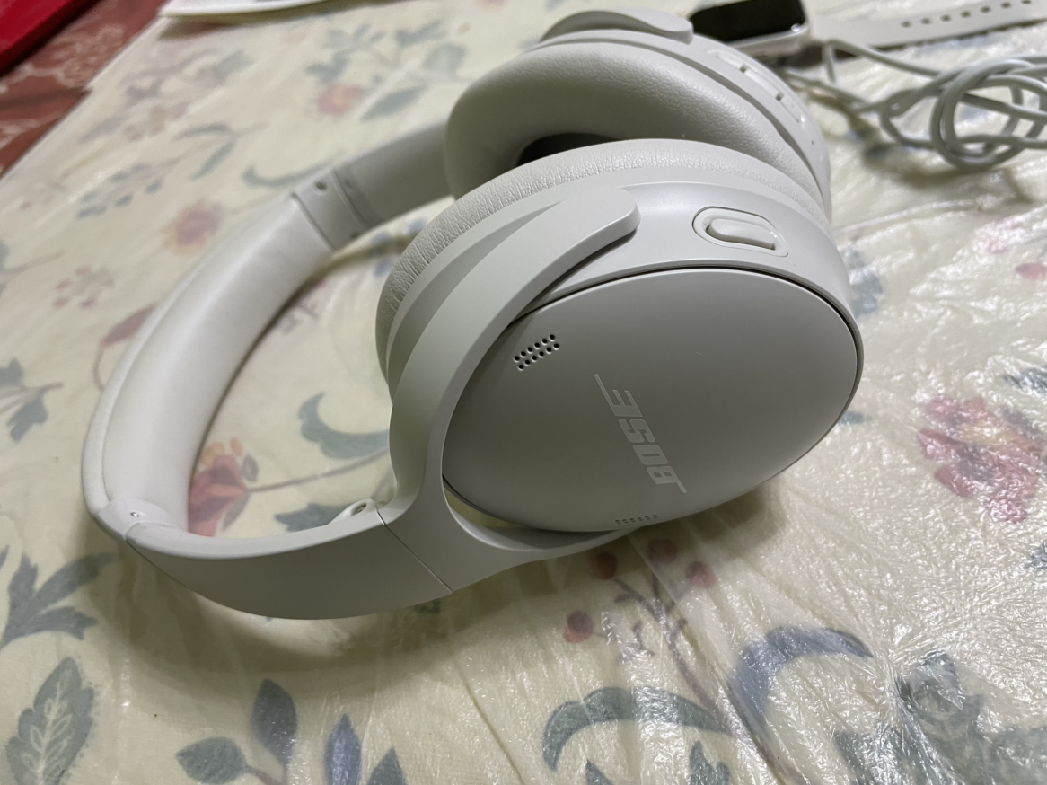 新品Bose QuietComfort无线消噪蓝牙头戴式降噪耳机明星同款-雾白色[线下]晒单图