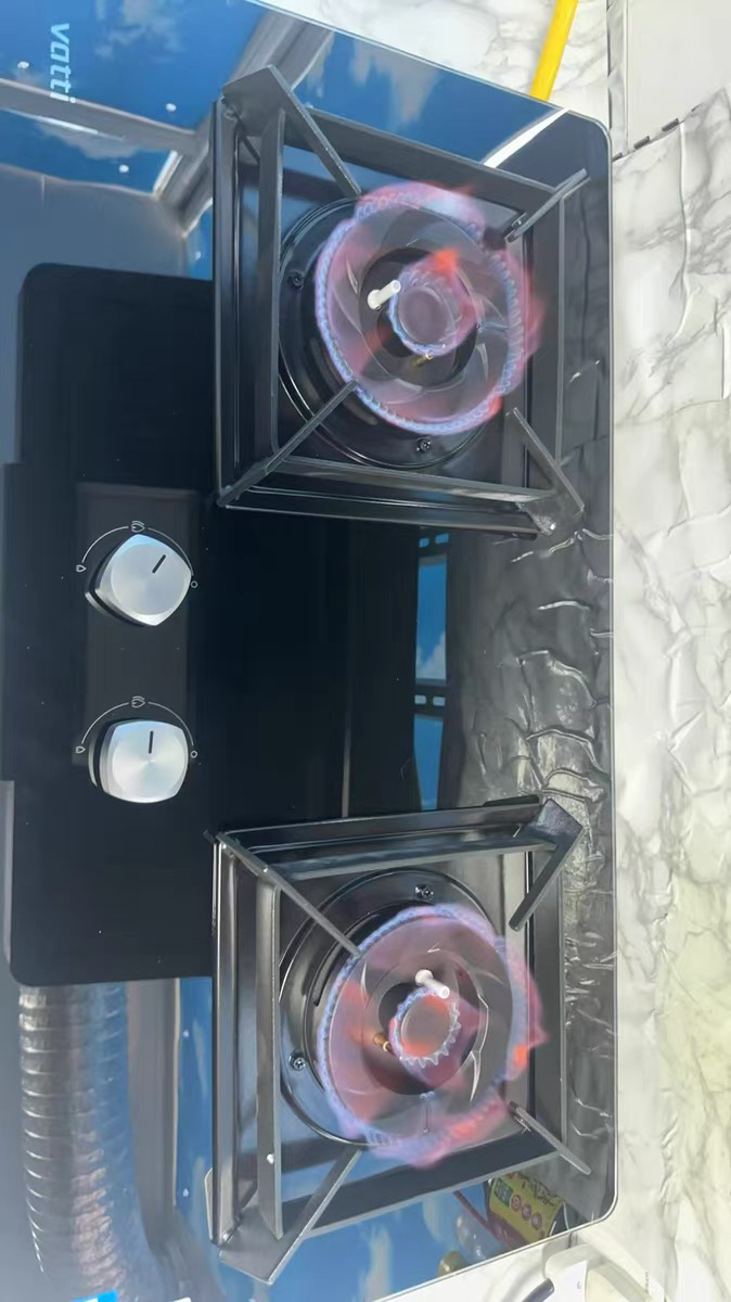 华帝(vatti)4.3KW大火力 天然气燃气灶i10055B(液化气联系客服) 一级能效钢化玻璃双眼灶 台嵌两用灶具晒单图