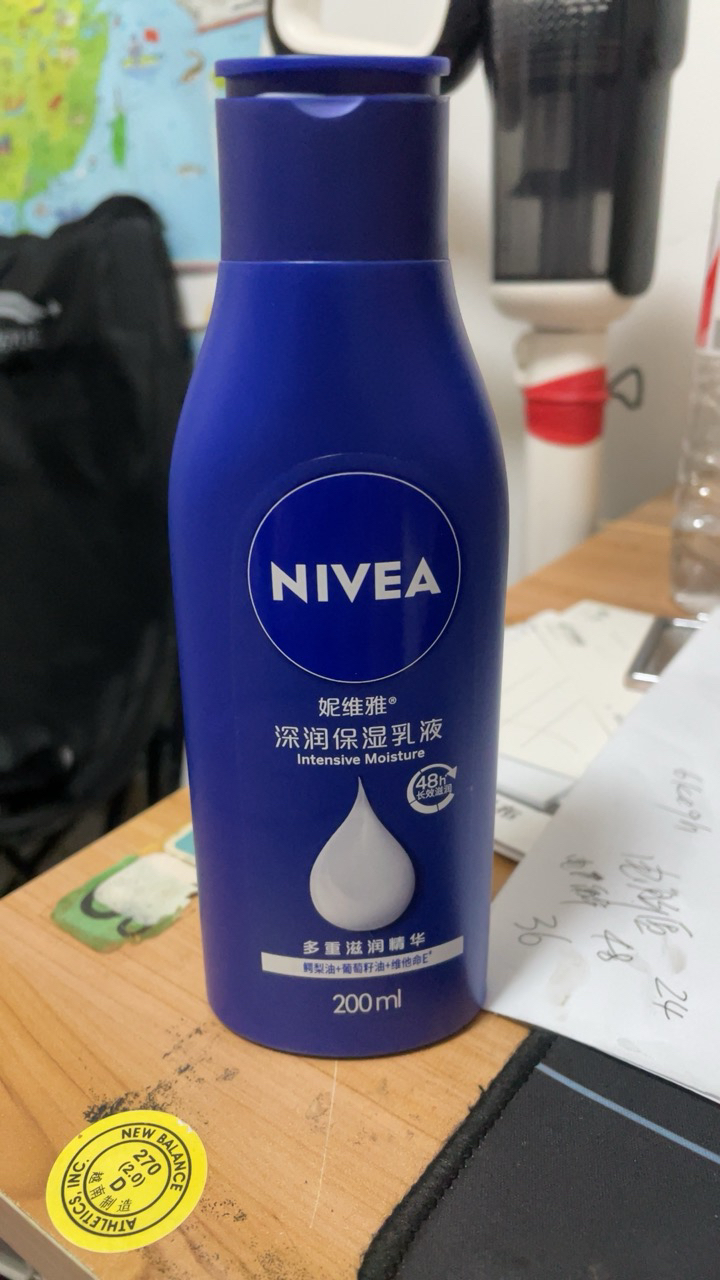 妮维雅(NIVEA)男女护肤润体乳身体乳全身护肤滋润补水保湿乳液 200ml 深层润肤乳液晒单图