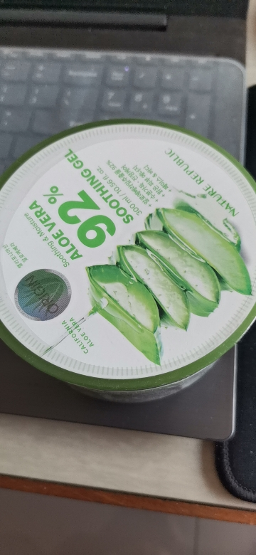 Nature Republic自然乐园芦荟胶面膜面霜补水保湿晒后舒缓修复凝胶晒单图