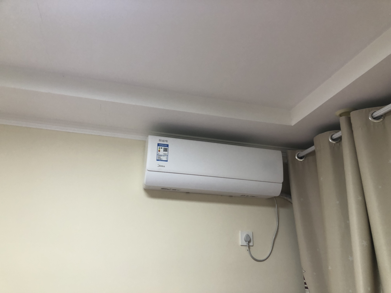 美的(Midea)空调挂机酷省电大1匹p变频冷暖新一级智能壁挂式客厅卧室大风口节能省电KFR-26GW/N8KS1-1晒单图