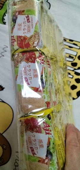 AJI燕麦味苏打饼干472g*1袋梳打早餐饼干休闲食品零食晒单图