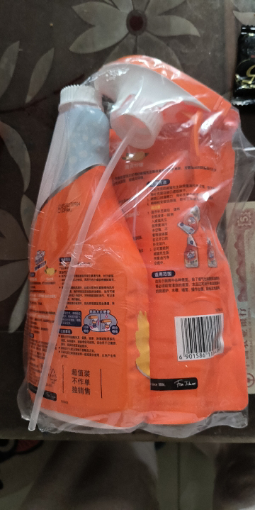 威猛先生厨房重油污净清洁剂455g瓶+420g*2袋油烟机灶台油污除菌清洁喷雾晒单图