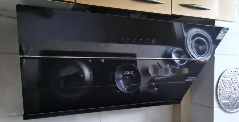 万家乐AJ4家用厨房大吸力抽油烟机挥手感应23m³吸力自动清洁小型侧吸式吸油烟机晒单图