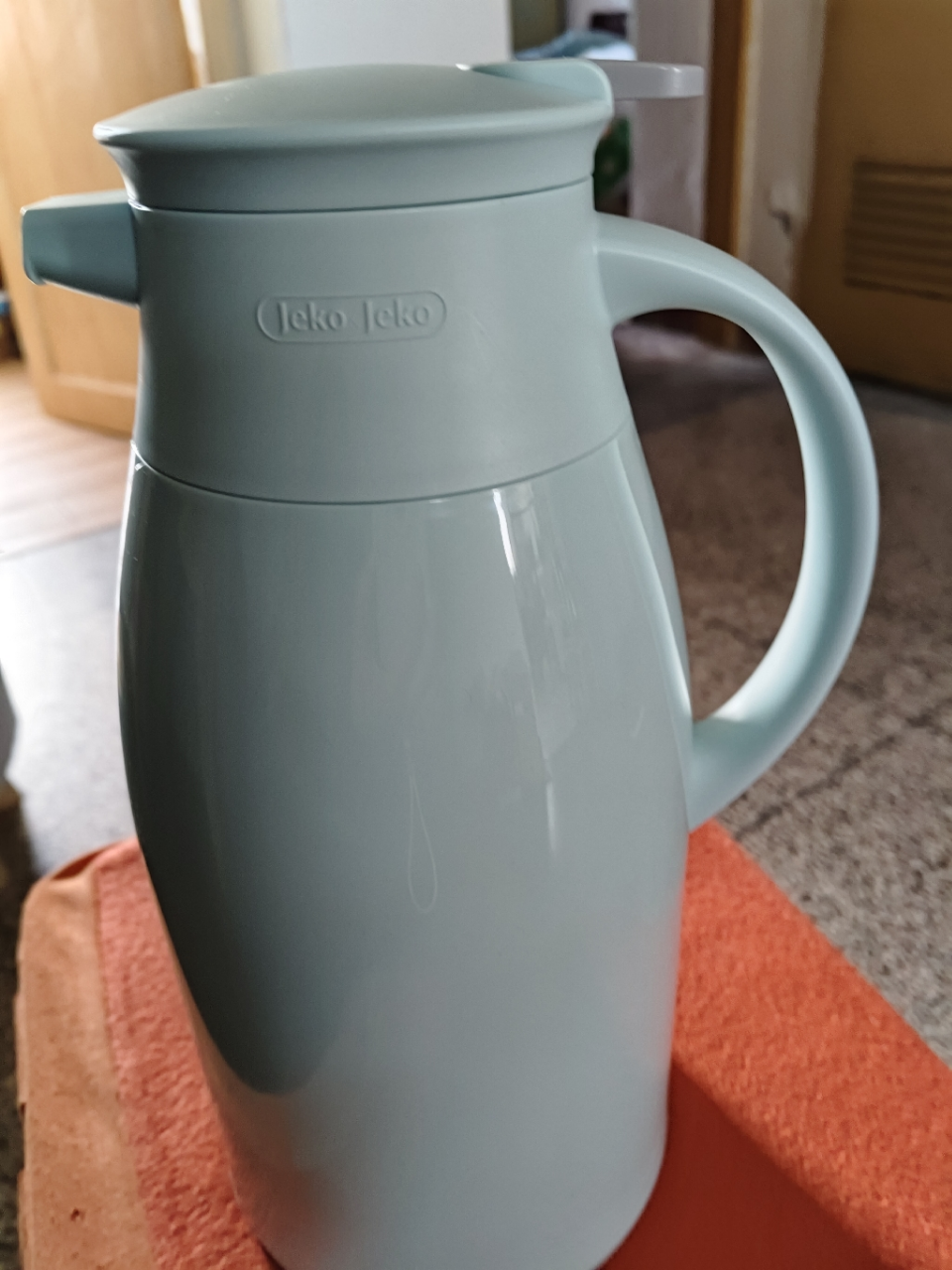 JEKO&JEKO 大容量保温壶开水瓶玻璃内胆家用热水瓶保温瓶办公室水壶暖瓶保温杯暖水瓶1.6L蓝色 SWH-1604晒单图