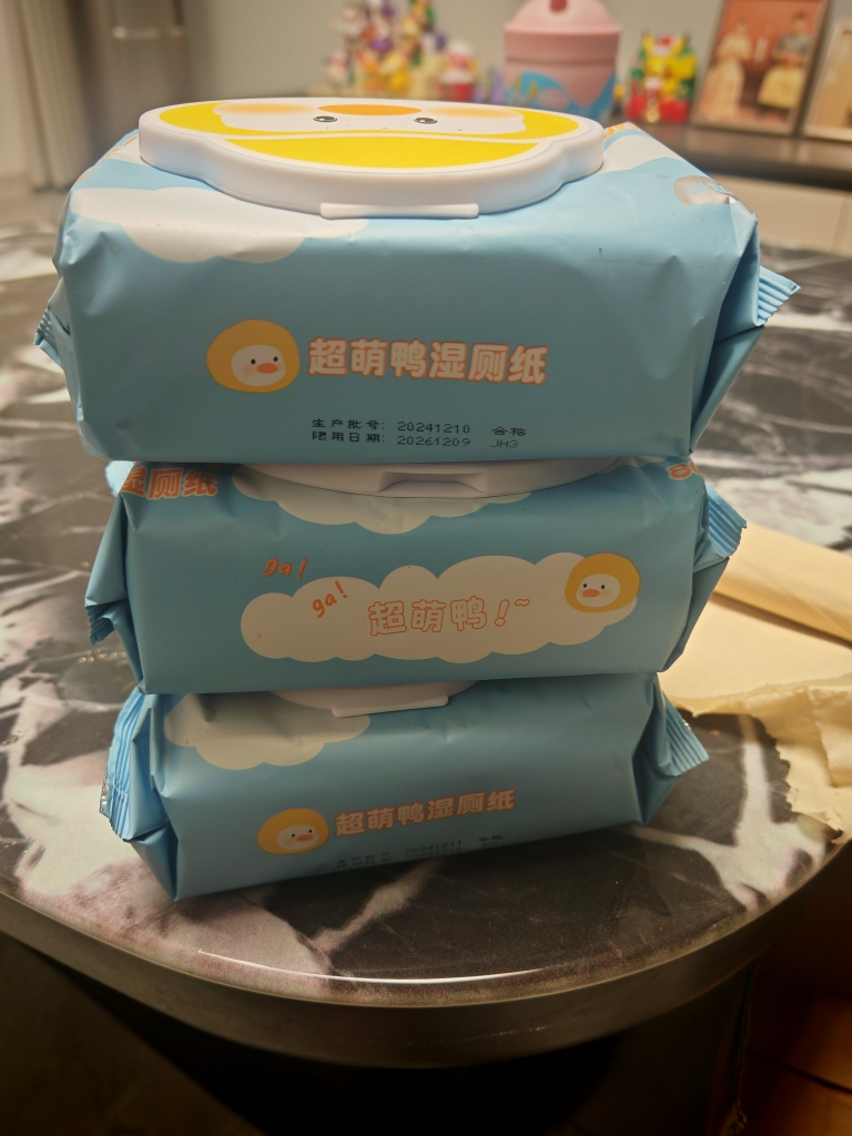 植护超萌湿厕纸卫生湿巾80片/包*3包清洁湿巾纸杀菌率99.9%可冲马桶晒单图