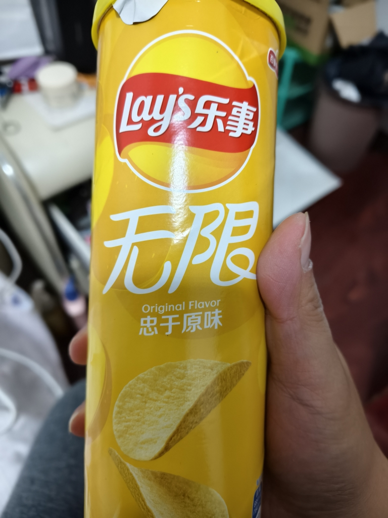 乐事薯片罐装104g*3桶膨化食品土豆片商超同款办公室解馋休闲小零食(原味+烤肉味+番茄味)晒单图