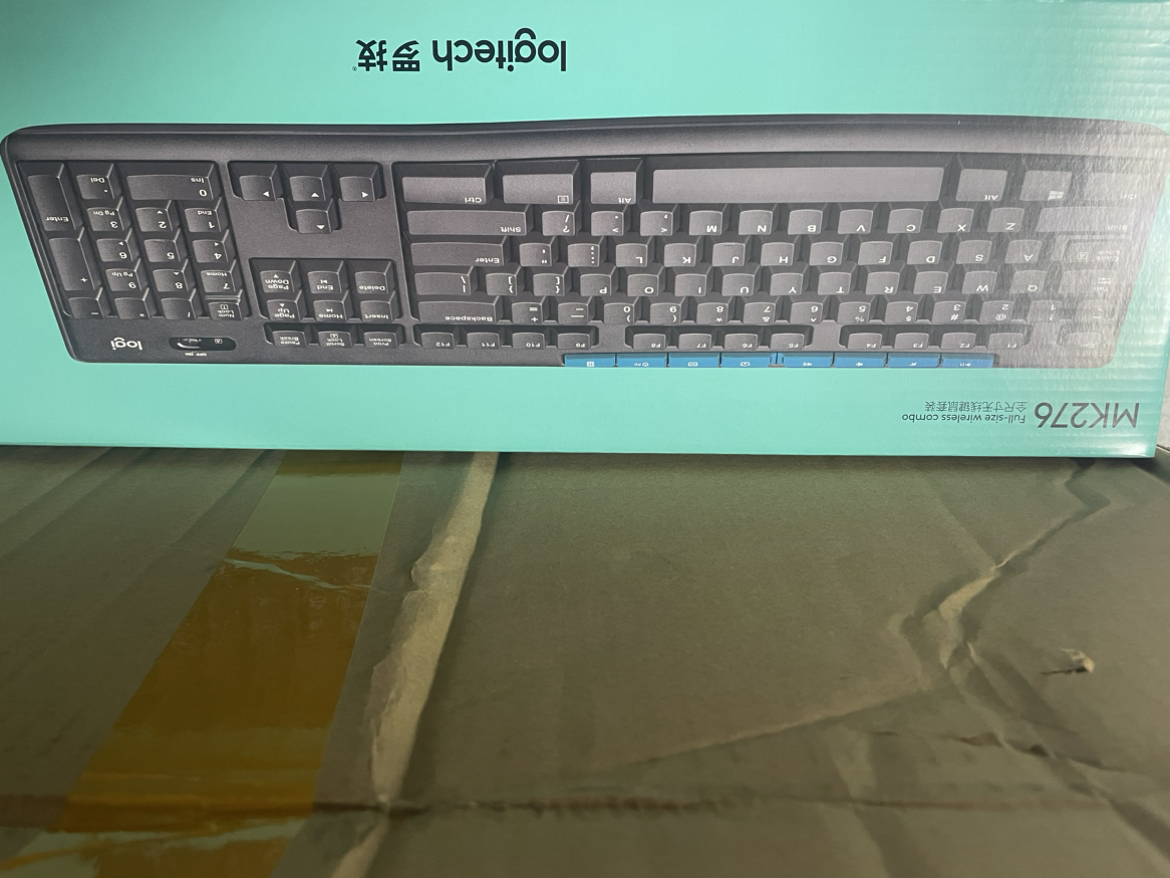 罗技(Logitech) MK276商用无线轻音键鼠套装全尺寸键盘办公专用晒单图