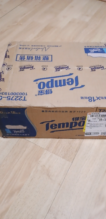Tempo得宝经典无香抽纸4层90抽18包卫生纸 家用实惠装餐巾纸面巾纸卫生纸纸巾(整箱销售)晒单图